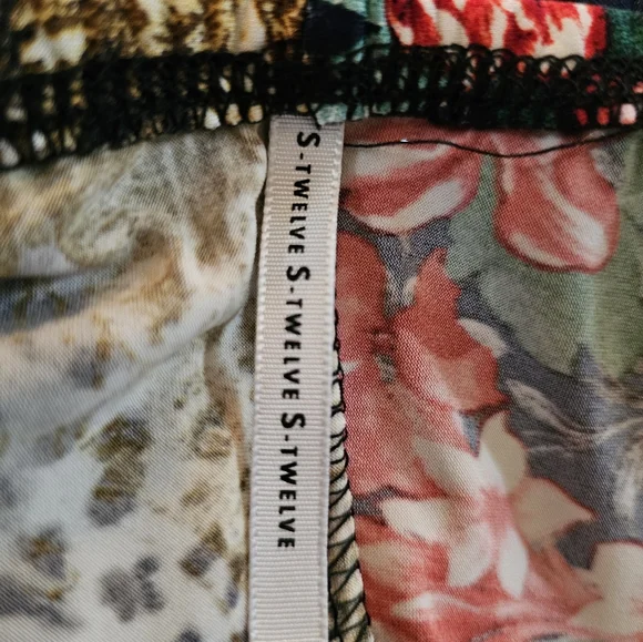 S Twelve Floral & Animal Print Maxi Dress | Navy | Small | NWOT - Picture 10 of 11